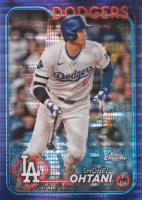 2024 Topps Chrome #1 Shohei Ohtani Purple Sonar Refractor Baseball Card