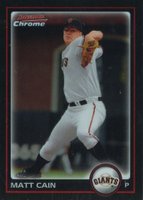 2010 Bowman Chrome #153 Matt Cain Refractor Baseball Card