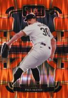 2024 Panini Select Concourse #1 Paul Skenes Orange Flash Baseball Card