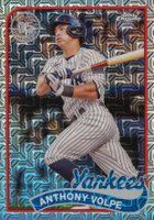 2024 Topps Silver Pack 1989 Chrome Promo #7 Anthony Volpe Series 2 Baseball Card