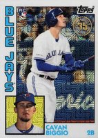 2019 Topps Silver Pack 1984 Chrome Promo  #45 Cavan Biggio Baseball Card