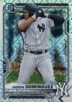 2021 Bowman Chrome Mega Box #213 Jasson Dominguez Baseball Card