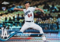 2018 Topps Chrome #71 Walker Buehler Prism Refractor Baseball Card