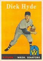 1958 Topps #156 Dick Hyde Baseball Card