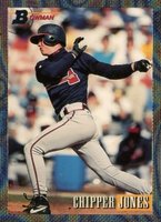 1993 Bowman #347 Chipper Jones Foil Baseball Card
