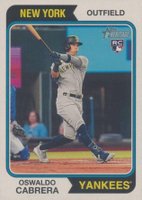 2023 Topps Heritage #135 Oswaldo Cabrera Baseball Card