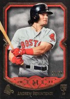 2017 Topps Museum Collection #92 Andrew Benintendi Ruby Red Baseball Card