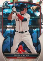 2023 Bowman Chrome Prospects #BCP101 Blaze Jordan Atomic Refractor Baseball Card
