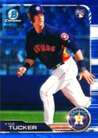 2019 Bowman Chrome #25 Kyle Tucker Blue Refractor Baseball Card