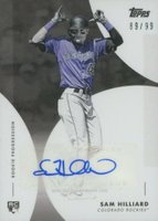 2020 Topps on Demand MLB Rookie Progression #15A-A Sam Hilliard Autograph Baseball Card