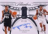 2023 Panini Flawless All-NBA Ink #ALLTIM Tim Duncan Basketball Card