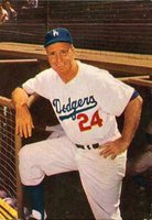 1960 Morrell Meat Dodgers # Walt Alston Baseball Card