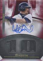 2021 Topps Luminaries Hit Kings Autographs #HKI Ichiro Red Baseball Card