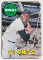 1969 Topps #440w Willie McCovey White Letters Baseball Card