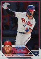 2023 Topps Chrome #3 Bryce Harper Baseball Card