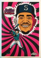 2023 Topps Chrome Ultraviolet All-Stars #UV7 Julio Rodriguez Baseball Card