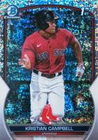 2023 Bowman Draft #BDC125 Kristian Campbell Chrome-Sparkle Baseball Card