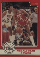 1984 Star Julius Erving #4 Julius Erving Basketball Card