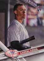 2017 Topps #287 Aaron Judge Bat Under Arm Baseball Card