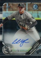 2019 Bowman Draft Chrome Draft Picks Autograph #CDAAV Andrew Vaughn Black Refractor Baseball Card
