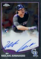 2013 Topps Chrome #78 Nolan Arenado Autograph Baseball Card