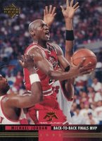1993 Upper Deck Mr. June #MJ6 Michael Jordan Back-to-Back Finals MVP Basketball Card
