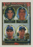 1993 Topps #529 Top Prospects Shortstops Florida Marlins Inaugural Baseball Card