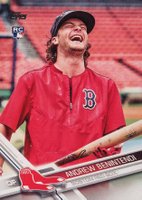 2017 Topps Update #US225 Andrew Benintendi Laughing Baseball Card