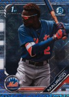 2019 Bowman Mega Box Chrome #107 Ronny Mauricio No Helmet Baseball Card