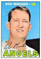 1967 Topps #312 Don Mincher Baseball Card