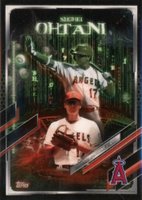 2021 Topps PROJECT70 #550 Shohei Ohtani Silver Frame Artist Proof Baseball Card
