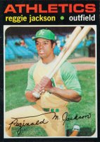 1971 Topps #20 Reggie Jackson Baseball Card