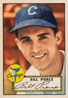 1952 Topps #98 Bill Pierce Baseball Card