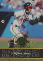 1998 Leaf Fractal Materials #153 Chipper Jones Baseball Card