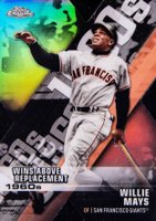 2020 Topps Chrome Decade of Dominance Die-Cut #DOD7 Willie Mays Baseball Card