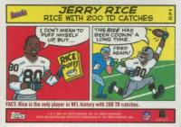 2004 Bazooka Comics #8 Jerry Rice Football Card