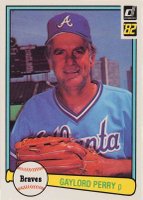 1982 Donruss #543 Gaylord Perry Baseball Card