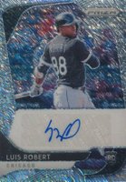 2020 Panini Prizm Rookie Autographs #RALR Luis Robert Shimmer Baseball Card