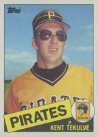 1985 Topps #125 Kent Tekulve Baseball Card