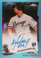 2014 Topps Chrome #JA Jose Abreu Autograph-Blue Refractor Baseball Card