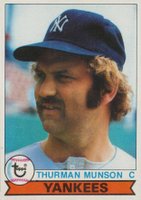 1979 Burger King Yankees #2 Thurman Munson Baseball Card