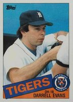 1985 Topps #792 Darrell Evans Baseball Card