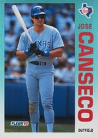 1992 Fleer Update #U-59 Jose Canseco Baseball Card