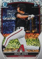 2023 Bowman Chrome Prospects #BCP25 Druw Jones Speckle Refractor Baseball Card