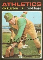 1971 Topps #258 Dick Green Baseball Card