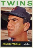 1964 Topps #500 Camilo Pascual Baseball Card