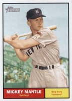 2010 Topps Heritage  #56 Mickey Mantle Baseball Card