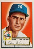 1952 Topps #237 Jerry Coleman Baseball Card