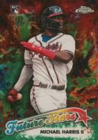 2023 Topps Chrome Logofractor Edition Future Stars #FS5 Michael Harris II Green Baseball Card
