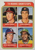 1974 Topps #597 Rookie Shortstops Baseball Card